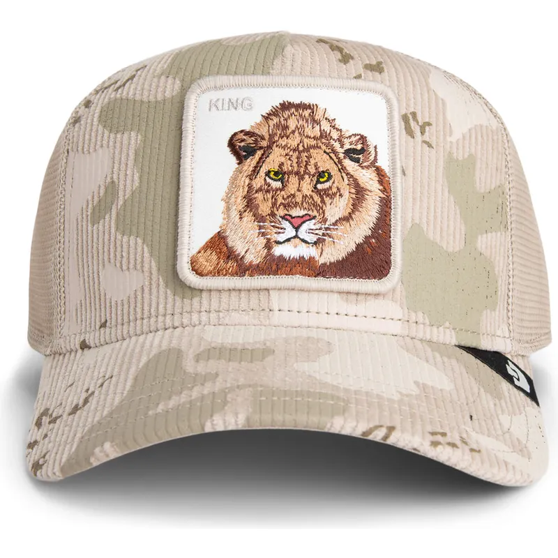 petten-gebogen-beige-snapback-king-corduroy-camo-the-farm-van-goorin-bros