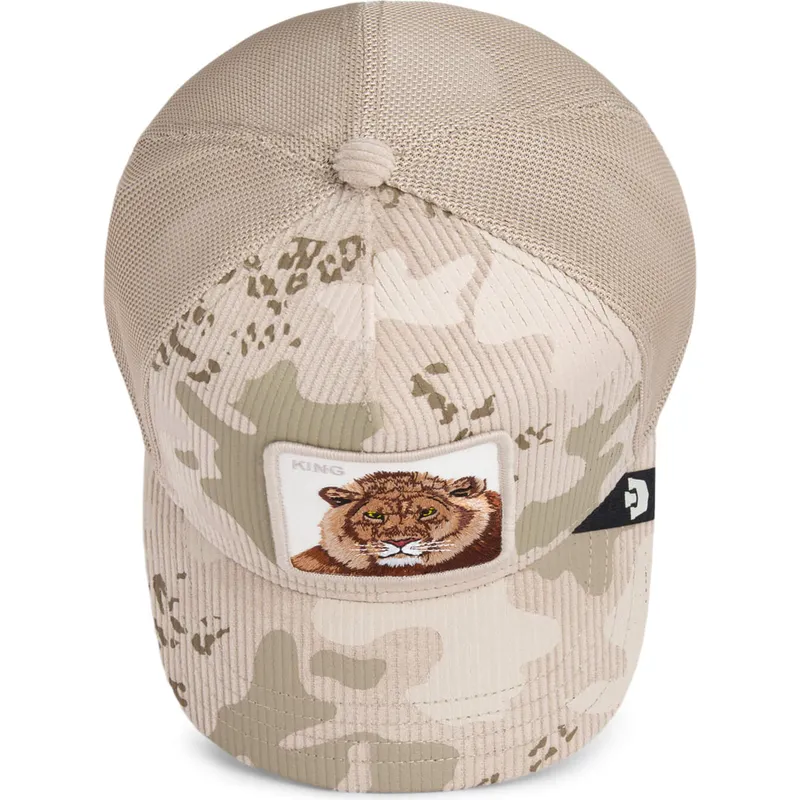 petten-gebogen-beige-snapback-king-corduroy-camo-the-farm-van-goorin-bros