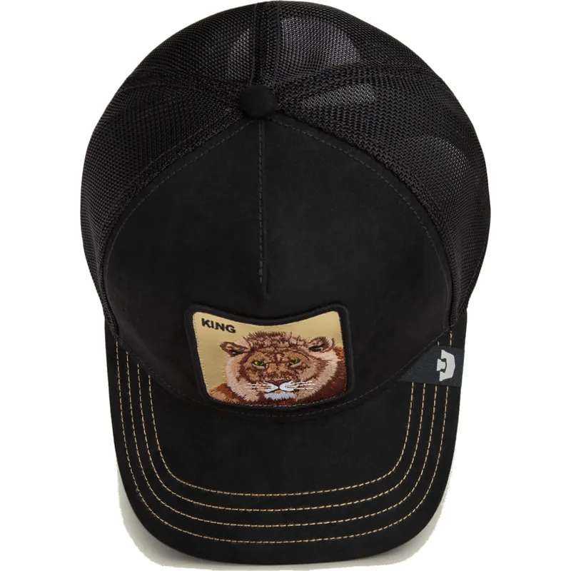 petten-gebogen-zwart-snapback-king-golden-suede-the-farm-van-goorin-bros