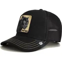 petten-gebogen-zwart-snapback-panther-golden-suede-the-farm-van-goorin-bros