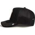 petten-gebogen-zwart-snapback-panther-golden-suede-the-farm-van-goorin-bros