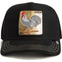 petten-gebogen-zwart-snapback-cock-golden-suede-the-farm-van-goorin-bros