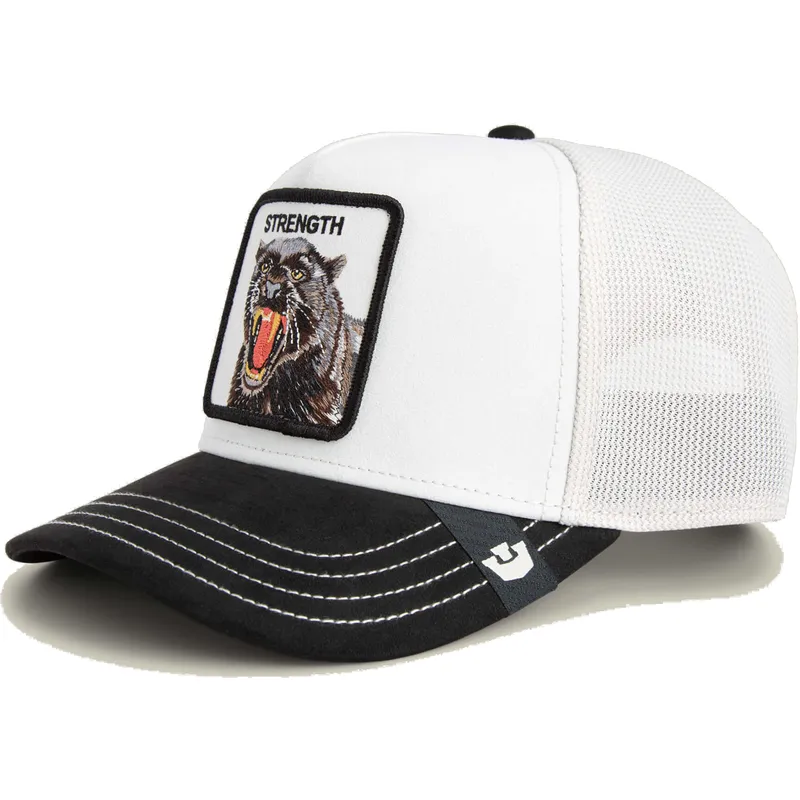 petten-gebogen-zwart-snapback-strength-panther-suede-the-farm-van-goorin-bros