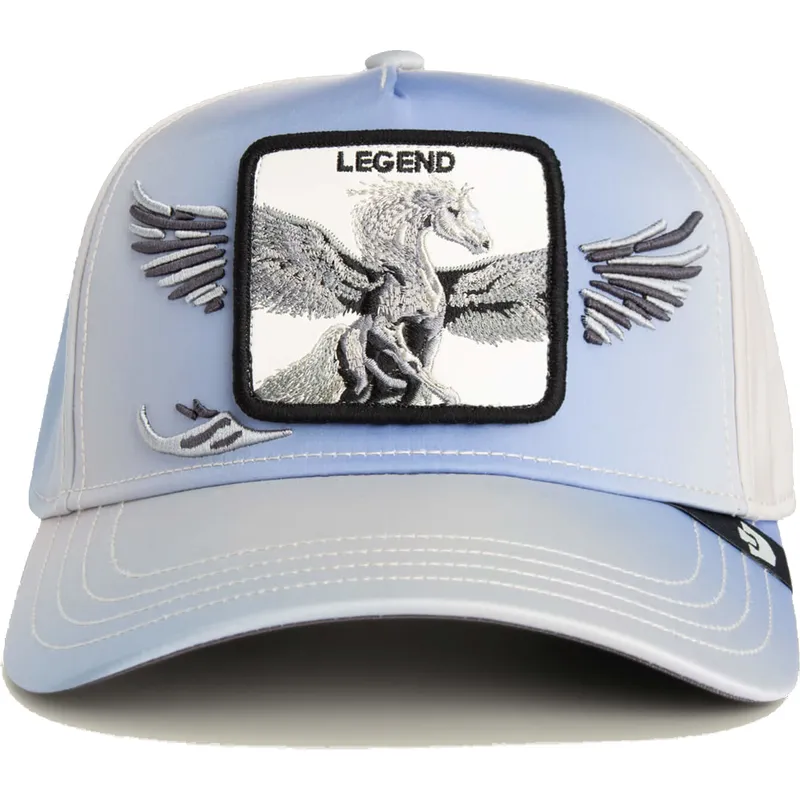 petten-gebogen-blauw-snapback-legend-flare-up-wings-the-farm-van-goorin-bros
