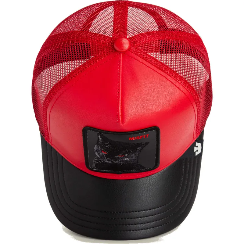 petten-gebogen-rood-snapback-misfit-courtside-the-farm-van-goorin-bros