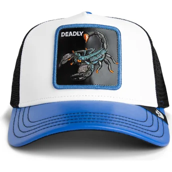 Petten gebogen blauw snapback Courtside The Farm van Goorin Bros.