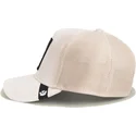 petten-gebogen-beige-snapback-beware-doberman-velour-the-farm-van-goorin-bros