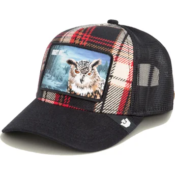 Petten gebogen meerkleurig snapback Night Owl Cabin Fever Homestead The Farm van Goorin Bros.