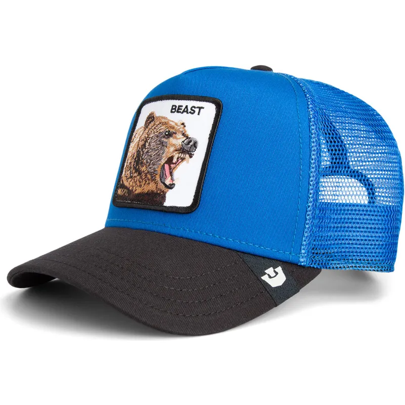 petten-gebogen-blauw-snapback-the-beast-sport-the-farm-van-goorin-bros