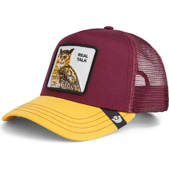 Petten gebogen meerkleurig snapback The Real Talk Sport The Farm van Goorin Bros.