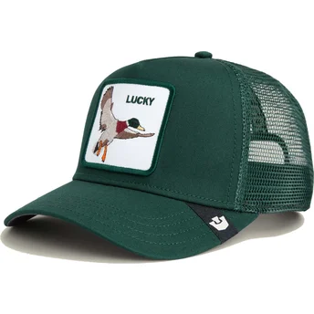 Petten gebogen groen snapback The Lucky Duck Sport The Farm van Goorin Bros.