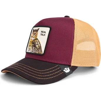 Petten gebogen meerkleurig snapback Real Talk Tri Tone The Farm van Goorin Bros.