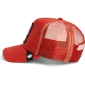 petten-gebogen-rood-snapback-the-extinct-skull-grit-the-farm-van-goorin-bros