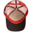 petten-gebogen-rood-snapback-the-extinct-skull-grit-the-farm-van-goorin-bros