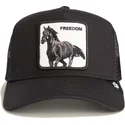 petten-gebogen-zwart-snapback-freedom-grit-the-farm-van-goorin-bros