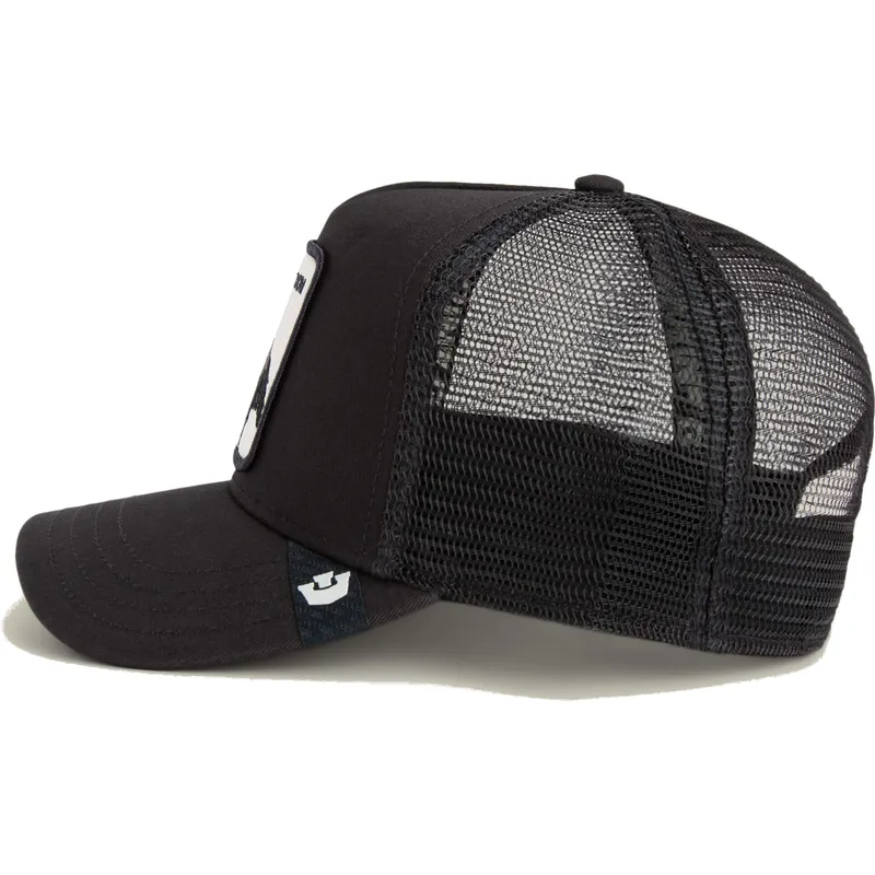 petten-gebogen-zwart-snapback-freedom-grit-the-farm-van-goorin-bros