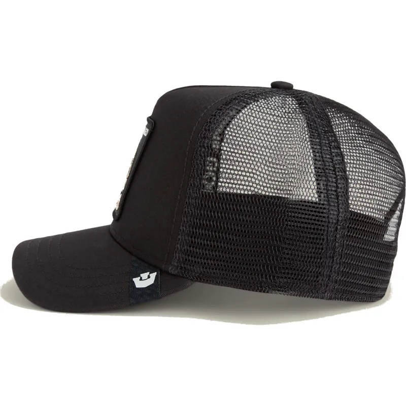 petten-gebogen-zwart-snapback-the-cancelled-skull-grit-the-farm-van-goorin-bros