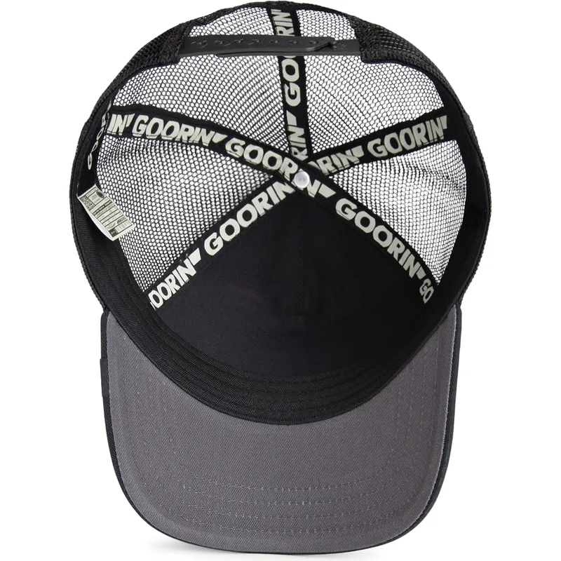 petten-gebogen-zwart-snapback-raging-the-farm-van-goorin-bros