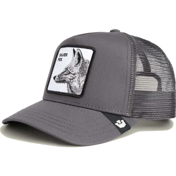 Petten gebogen grijs snapback Silver Foxxx The Farm van Goorin Bros.