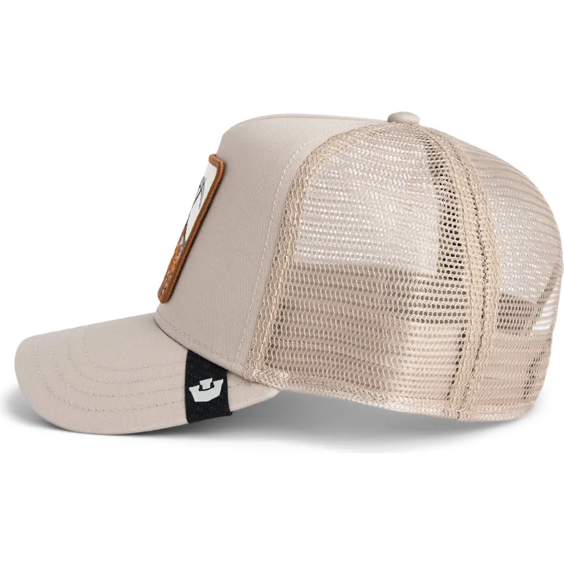 petten-gebogen-beige-snapback-goat-the-farm-van-goorin-bros