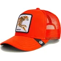 petten-gebogen-oranje-snapback-voor-kinderen-the-nonstop-mini-the-farm-van-goorin-bros