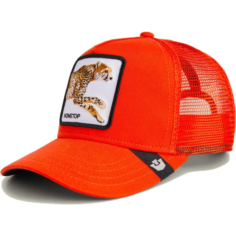 petten-gebogen-oranje-snapback-voor-kinderen-the-nonstop-mini-the-farm-van-goorin-bros