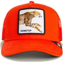 petten-gebogen-oranje-snapback-voor-kinderen-the-nonstop-mini-the-farm-van-goorin-bros