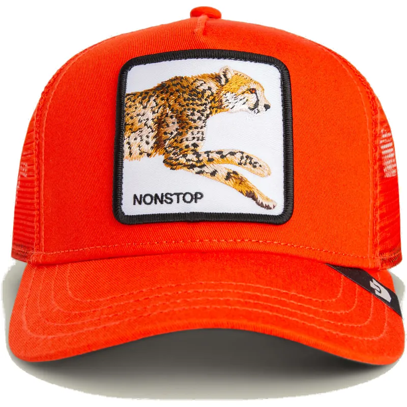 petten-gebogen-oranje-snapback-voor-kinderen-the-nonstop-mini-the-farm-van-goorin-bros