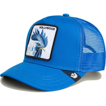Petten gebogen blauw snapback voor kinderen Hollywood Mini The Farm van Goorin Bros.