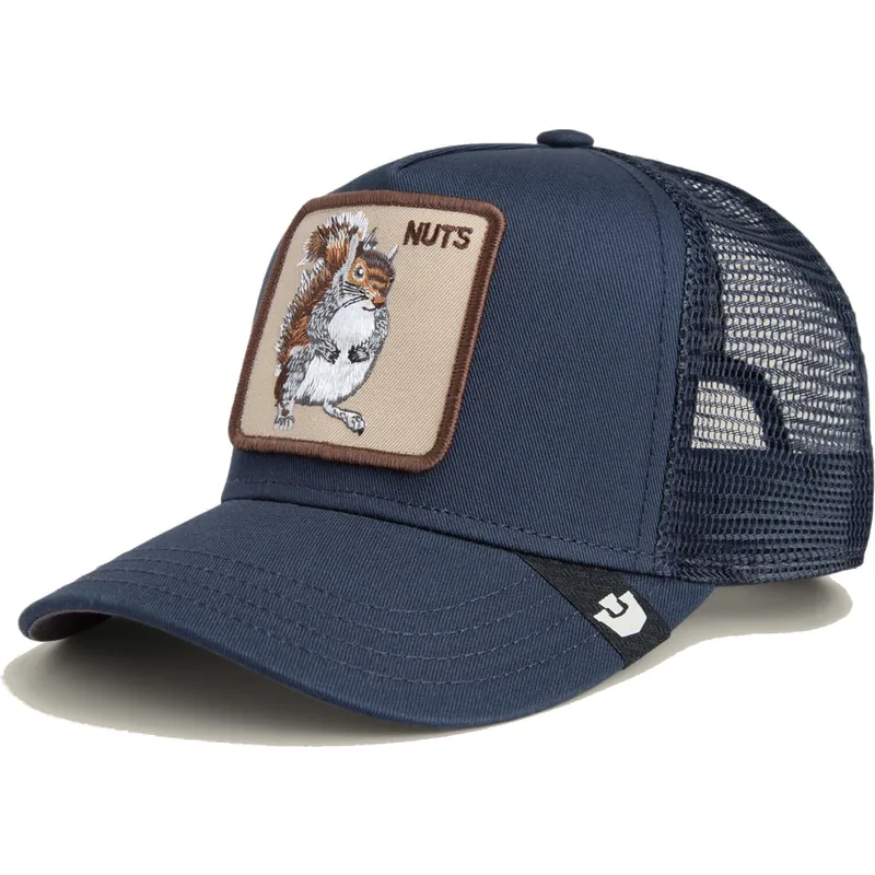 petten-gebogen-marineblauw-snapback-voor-kinderen-nuts-mini-the-farm-van-goorin-bros