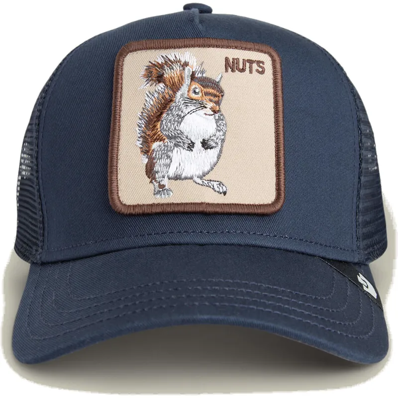 petten-gebogen-marineblauw-snapback-voor-kinderen-nuts-mini-the-farm-van-goorin-bros