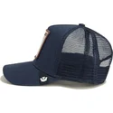 petten-gebogen-marineblauw-snapback-voor-kinderen-nuts-mini-the-farm-van-goorin-bros