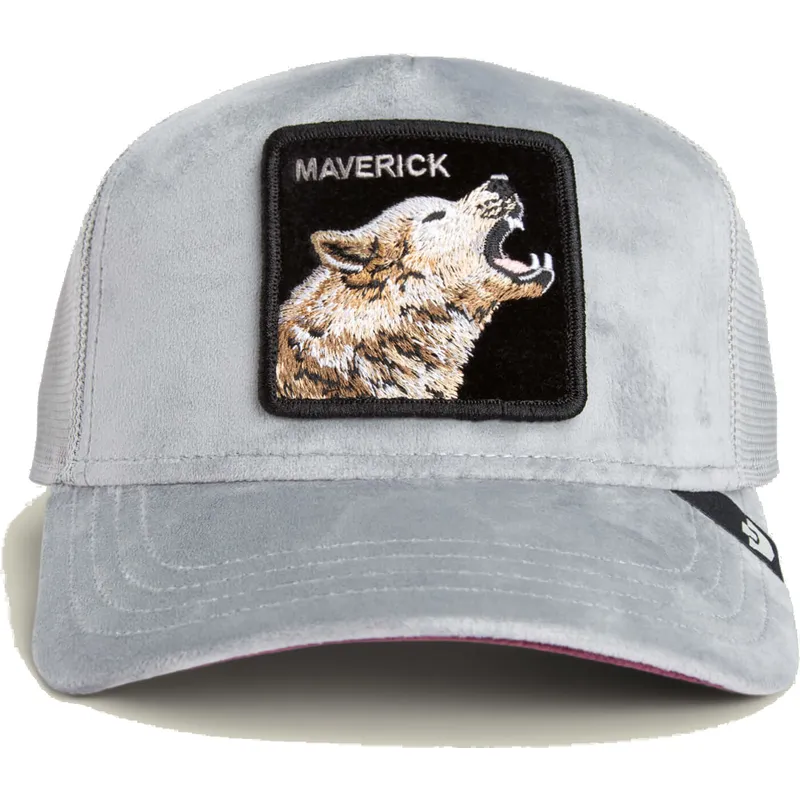 petten-gebogen-grijs-snapback-maverick-wolf-velour-the-farm-van-goorin-bros petten-gebogen-grijs-snapback-maverick-wolf-velour-the-farm-van-goorin-bros