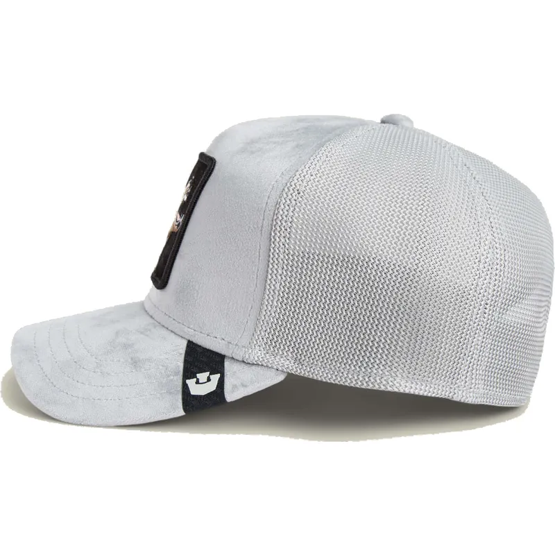 petten-gebogen-grijs-snapback-maverick-wolf-velour-the-farm-van-goorin-bros petten-gebogen-grijs-snapback-maverick-wolf-velour-the-farm-van-goorin-bros
