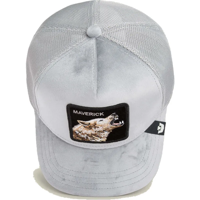 petten-gebogen-grijs-snapback-maverick-wolf-velour-the-farm-van-goorin-bros petten-gebogen-grijs-snapback-maverick-wolf-velour-the-farm-van-goorin-bros