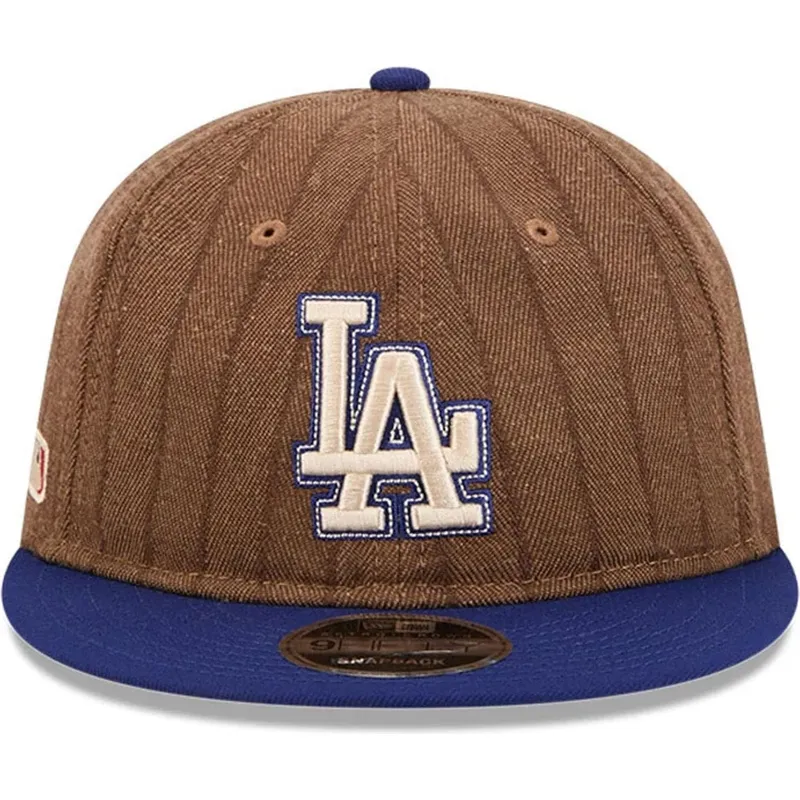 petten-plat-bruin-verstelbaar-9fifty-retro-crown-wool-pinstripe-van-los-angeles-dodgers-mlb-van-new-era petten-plat-bruin-verstelbaar-9fifty-retro-crown-wool-pinstripe-van-los-angeles-dodgers-mlb-van-new-era