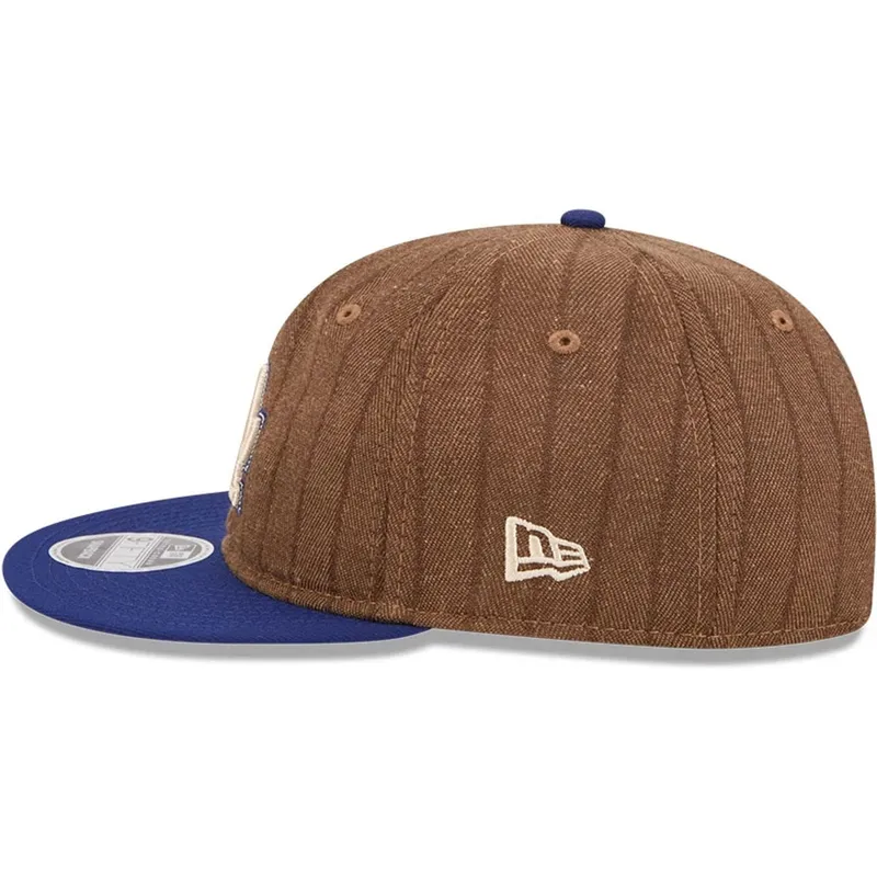 petten-plat-bruin-verstelbaar-9fifty-retro-crown-wool-pinstripe-van-los-angeles-dodgers-mlb-van-new-era petten-plat-bruin-verstelbaar-9fifty-retro-crown-wool-pinstripe-van-los-angeles-dodgers-mlb-van-new-era
