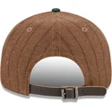 petten-plat-bruin-verstelbaar-9fifty-retro-crown-wool-pinstripe-van-oakland-athletics-mlb-van-new-era