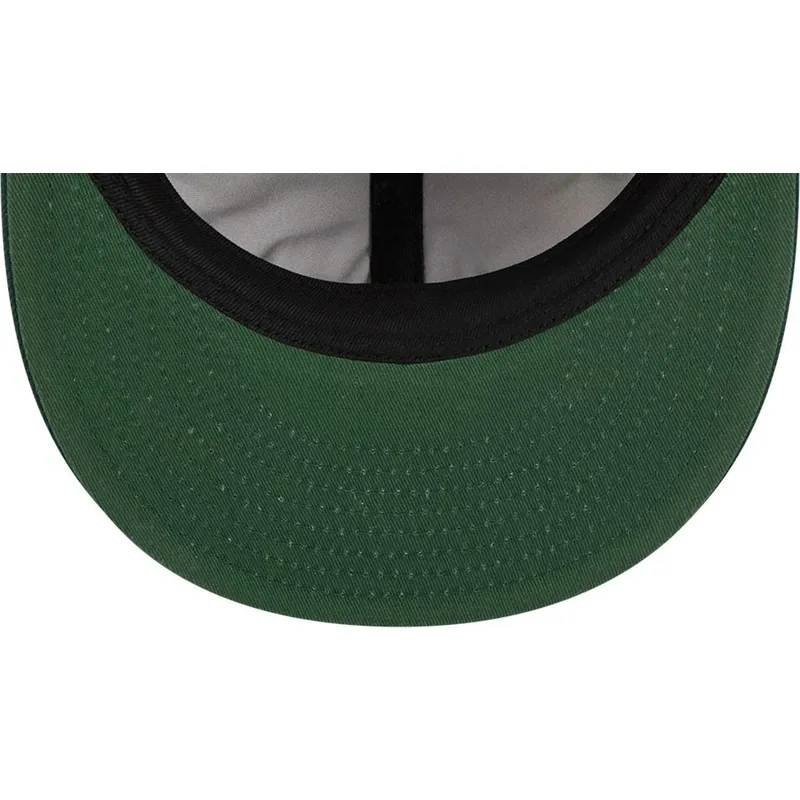 petten-plat-bruin-verstelbaar-9fifty-retro-crown-wool-pinstripe-van-oakland-athletics-mlb-van-new-era