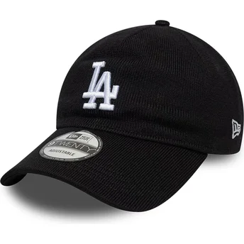 Petten gebogen zwart verstelbaar 9TWENTY Merino Wool van Los Angeles Dodgers MLB van New Era