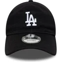 petten-gebogen-zwart-verstelbaar-9twenty-merino-wool-van-los-angeles-dodgers-mlb-van-new-era
