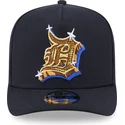 petten-gebogen-marineblauw-snapback-9fifty-a-frame-emblem-van-detroit-tigers-mlb-van-new-era