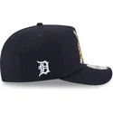 petten-gebogen-marineblauw-snapback-9fifty-a-frame-emblem-van-detroit-tigers-mlb-van-new-era