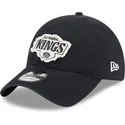 petten-gebogen-zwart-verstelbaar-9twenty-stamp-van-los-angeles-kings-nhl-van-new-era