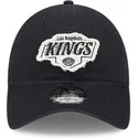 petten-gebogen-zwart-verstelbaar-9twenty-stamp-van-los-angeles-kings-nhl-van-new-era