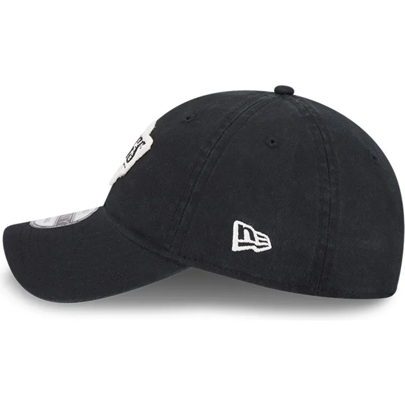 petten-gebogen-zwart-verstelbaar-9twenty-stamp-van-los-angeles-kings-nhl-van-new-era