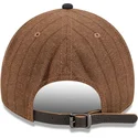 petten-gebogen-bruin-verstelbaar-9twenty-a-frame-wool-pinstripe-van-new-york-yankees-mlb-van-new-era