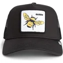 petten-gebogen-zwart-snapback-queen-bee-the-farm-van-goorin-bros