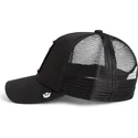 petten-gebogen-zwart-snapback-queen-bee-the-farm-van-goorin-bros