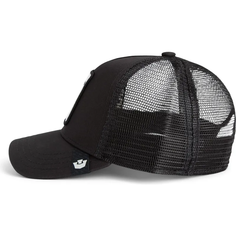 petten-gebogen-zwart-snapback-queen-bee-the-farm-van-goorin-bros